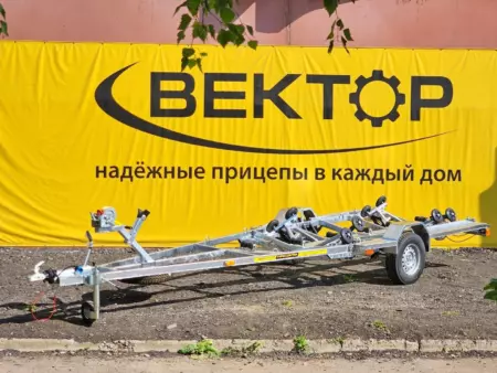 Одноосный прицеп для водной техники с тормозом ЛАВ 81016A