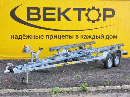 Двухосный прицеп для водной техники  с тормозом ЛАВ 81017